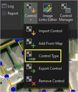 Option Type de point de contrôle