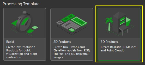 Modèle de traitement des produits 3D