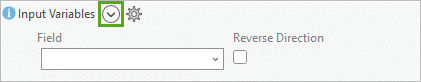 Bouton Add Many (Ajouter plusieurs) pour le champ Input Variables (Variables en entrée) dans la fenêtre de l’outil Calculate Composite Index (Calculer un indice composite)