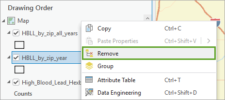 Option Remove (Supprimer)