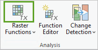 Bouton Raster Functions (Fonctions raster)