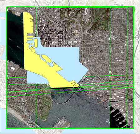 Polygone Waterbody (Plan d’eau) sur la carte