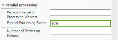 Champ Parallel Processing Factor (Facteur de traitement parallèle)