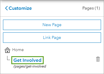 Page Get Involved (S’impliquer)