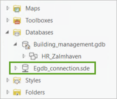 Fichier de connexion Egdb_connection.sde