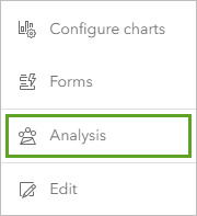 Analyse dans la barre d’outils Paramètres