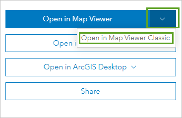 Ouvrir dans Map Viewer Classic