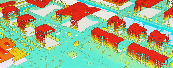 Nuage de points lidar