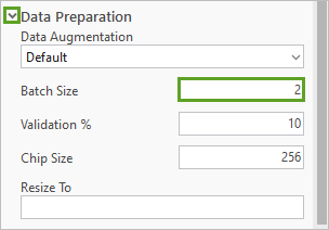 Section Data Preparation (Préparation des données)