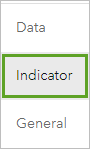 Onglet Indicateur