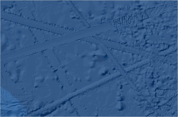 Lignes droites sur les fonds marins