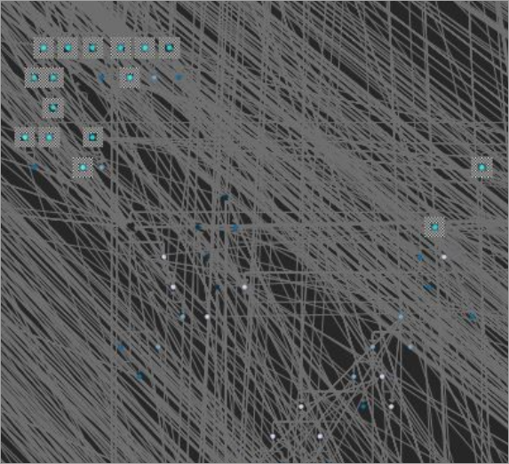 Sélection développée sur le diagramme de liens