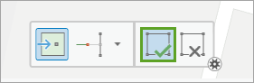 Bouton Terminer sur la barre d’outils de mise à jour