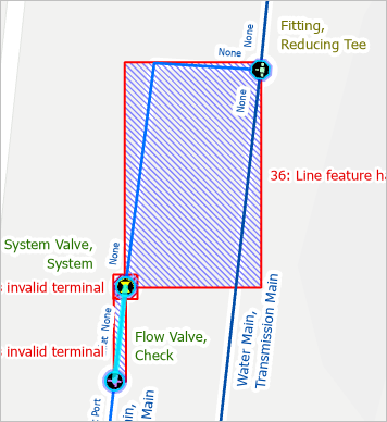 Toutes les zones Error (Erreur) ont été modifiées en zones Dirty and Error (À valider et erreur).