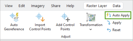 Bouton Auto Apply (Appliquer automatiquement)