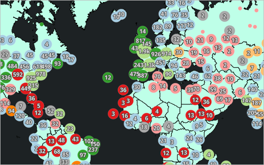 Fond de carte Nuances de gris foncé