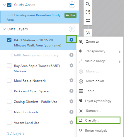 Option Classify (Classer)