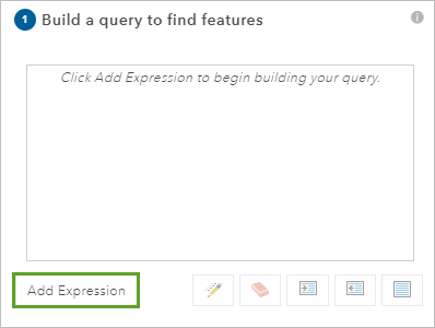 Bouton Add Expression (Ajouter une expression)