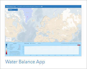 Image miniature de l’application sur les bilans hydrologiques