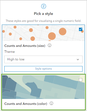 Option Counts and amounts (Color) [Totaux et montants (couleur)]