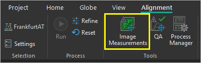 Bouton Image Measurements (Mesures d’image)