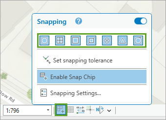 Paramètres de capture activés