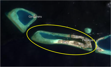 Île de Thilafushi.