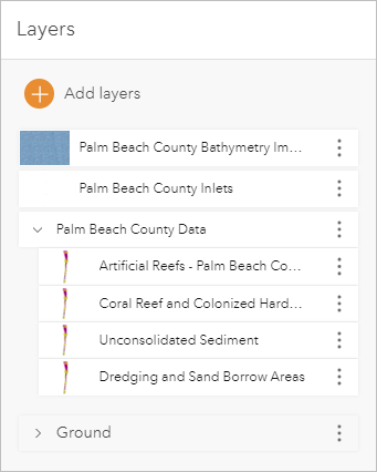 Groupe Palm Beach County Data (Données du comté Palm Beach)