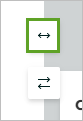 Utilisez le bouton Change panel size (Modifier la taille du volet).