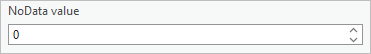 Réglez NoData Value (Valeur NoData) sur 0.