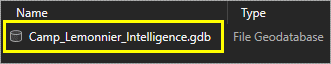 Géodatabase Camp_Lemonnier_Intelligence.gdb