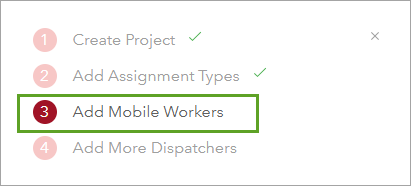 Add Mobile Workers (Ajouter des opérateurs de terrain)