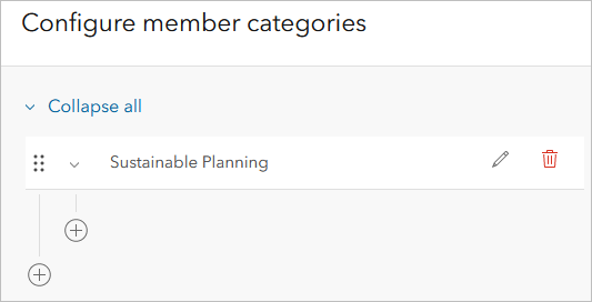 Ajoutez la catégorie de membres Sustainable Planning (Aménagement durable).
