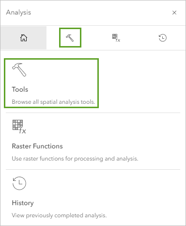 Option Tools (Outils)