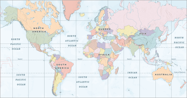 Fond de carte Carte de territoire balisé