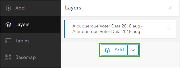 Bouton Add layer (Ajouter une couche) de la fenêtre Layers (Couches)