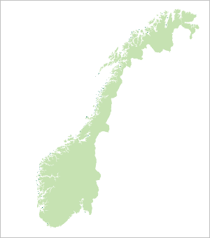 Carte de la Norvège