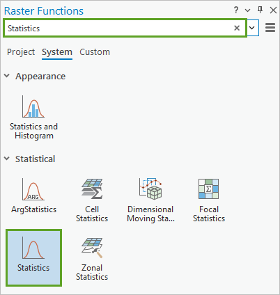 Bouton Statistics (Statistiques)