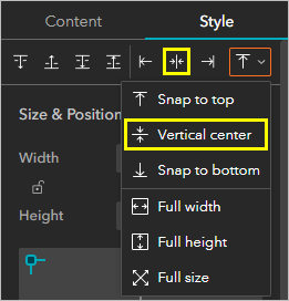 Centre horizontal et vertical