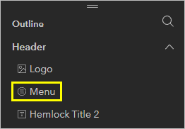 Widget Menu (Menu)