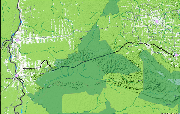Couche Proposed roads (Routes proposées)