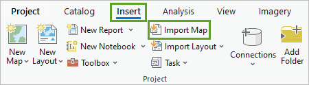 Bouton Import Map (Importer une carte)