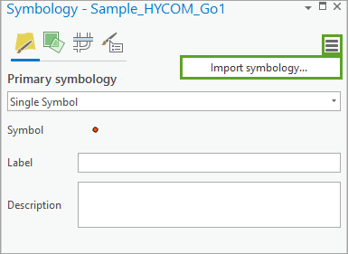 Cliquez sur Import symbology (Importer la symbologie).