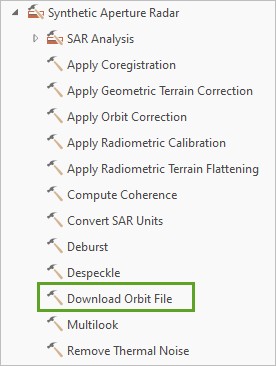 Outil Download Orbit File (Télécharger le fichier d’orbite)