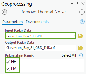 Paramètres de l’outil Remove Thermal Noise (Supprimer le bruit thermique)