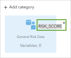 RISK_SCORE ajouté à la catégorie General Risk Data (Données générales sur les risques)