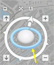 Molette centrale de navigation