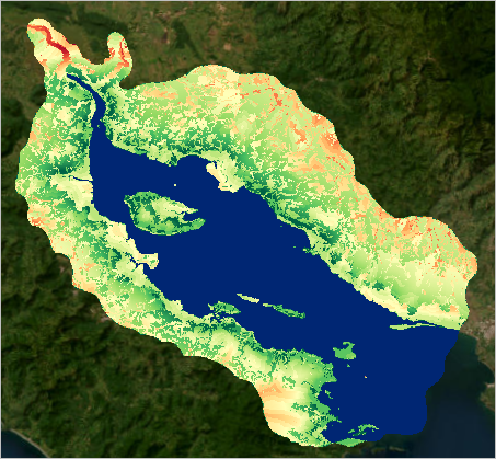 Carte d’un lac