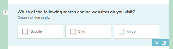 Question à choix multiples sur le moteur de recherche