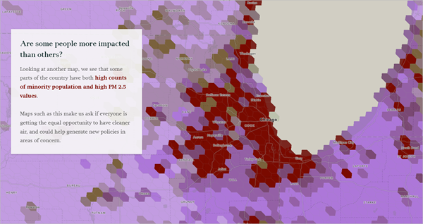 Carte Are some people more impacted than others map (Des personnes sont-elles plus affectées que d'autres ?)